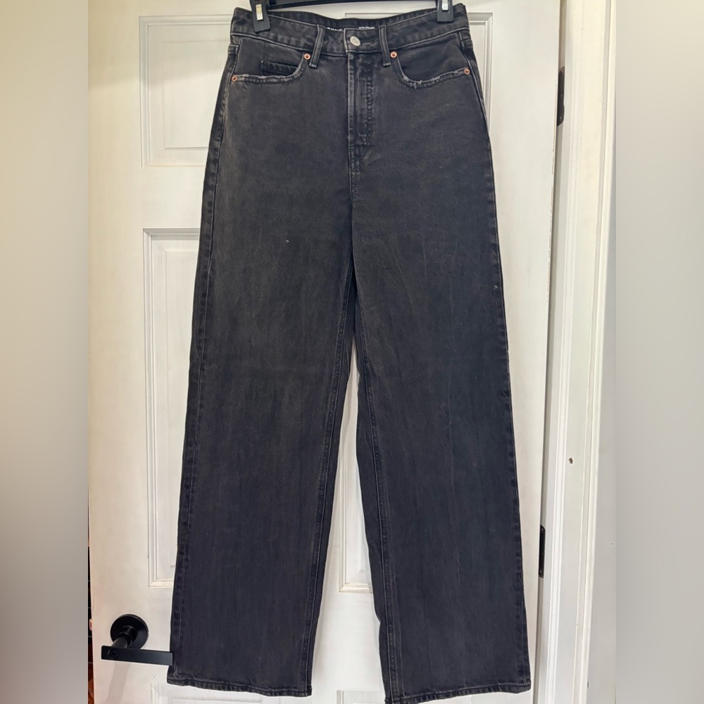 Old Navy Black Wide Leg Jeans